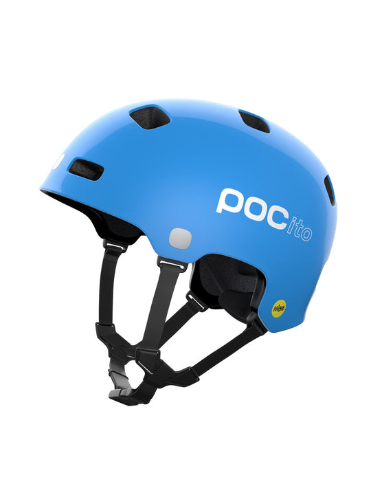 Kask rowerowy POCito Crane MIPS fluo blue - Adventure Sports

