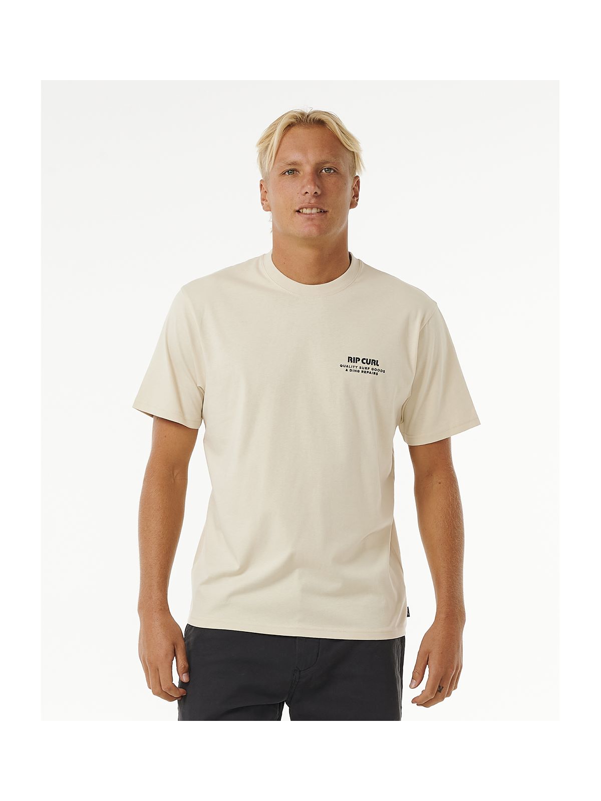 Koszulka RIP CURL Heritage Ding Repairs Tee biały - Adventure Sports