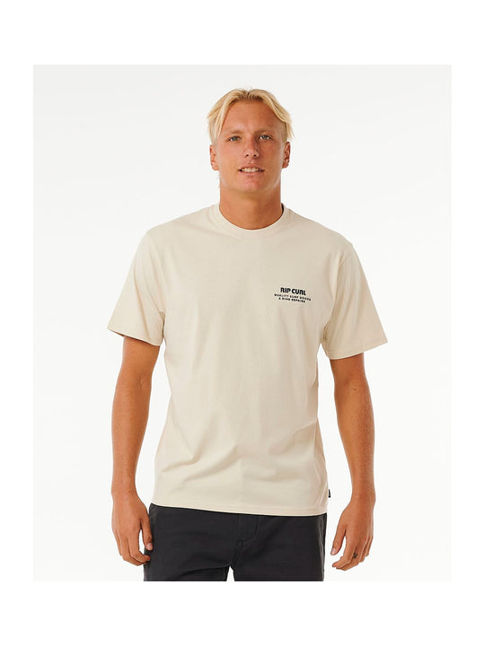Koszulka RIP CURL Heritage Ding Repairs Tee biały - Adventure Sports
