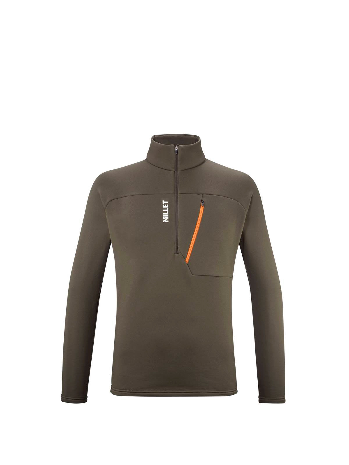 Bluza w góry męska MILLET M Seneca Fleece Po Zip brązowa - Adventure Sports