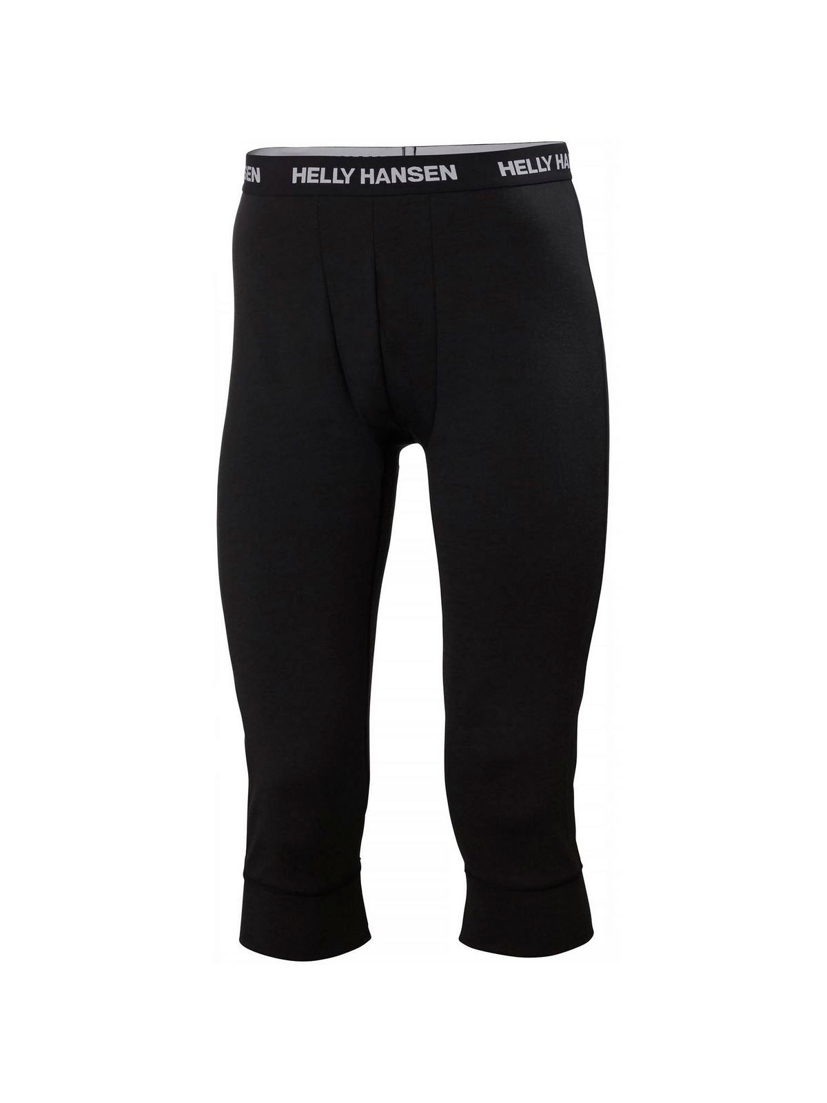 Spodnie termoaktywne męskie Helly Hansen Lifa Merino Midweight 3/4 Pant czarny - Adventure Sports