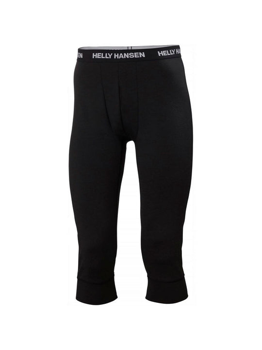 Spodnie termoaktywne męskie Helly Hansen Lifa Merino Midweight 3/4 Pant czarny - Adventure Sports
