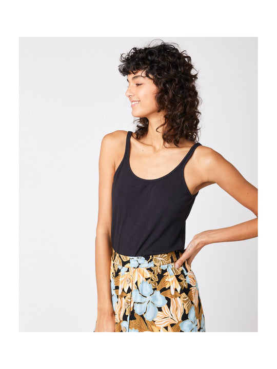 Koszula RIP CURL Amantea Rib Top czarny - Adventure Sports
