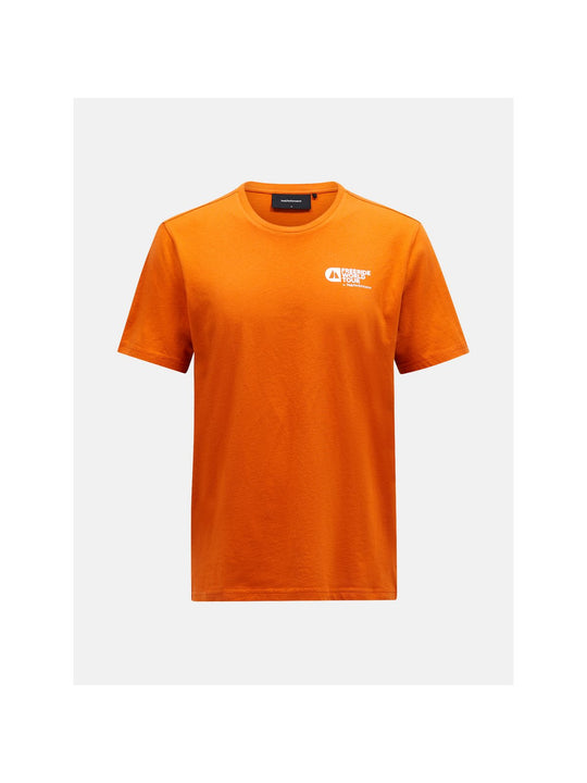 Koszulka Peak Performance Fwt Logo T pomarańczowy - Adventure Sports
