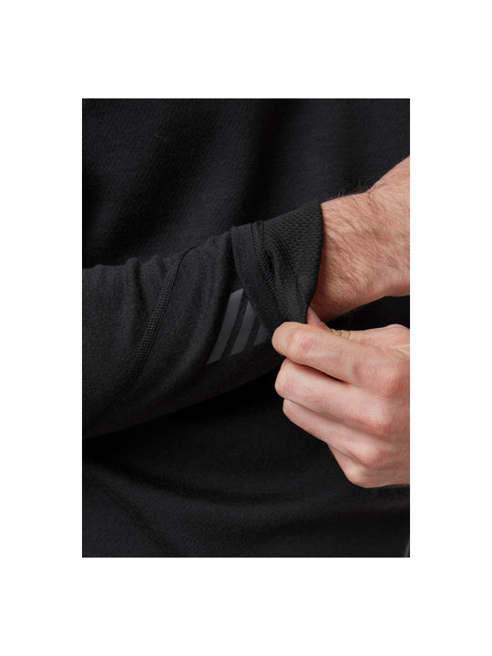 Koszulka Helly Hansen Lifa Merino Midweight Crew czarny - Adventure Sports

