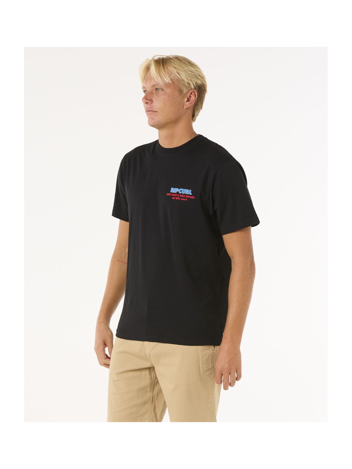 Koszulka RIP CURL Surf Revival Ding Repair Tee czarny