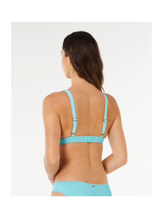 Góra bikini RIP CURL Vibe Surf Multi Fit V Neck niebieska
