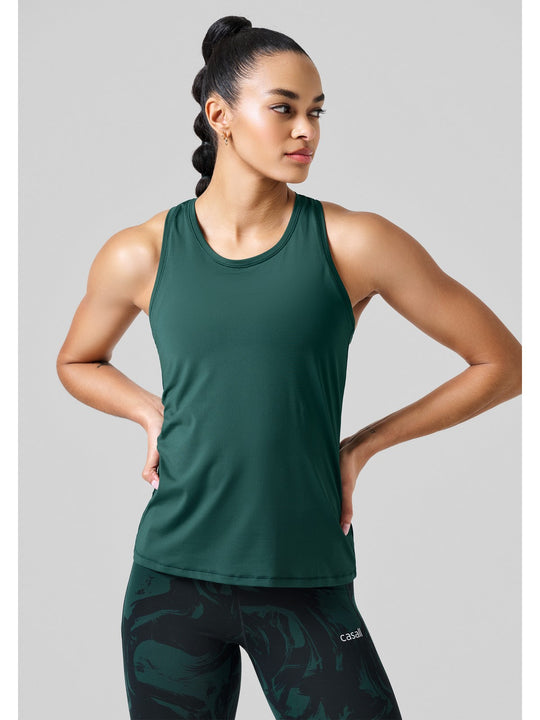 Koszulka CASALL Essential Racerback Tank zielony - Adventure Sports
