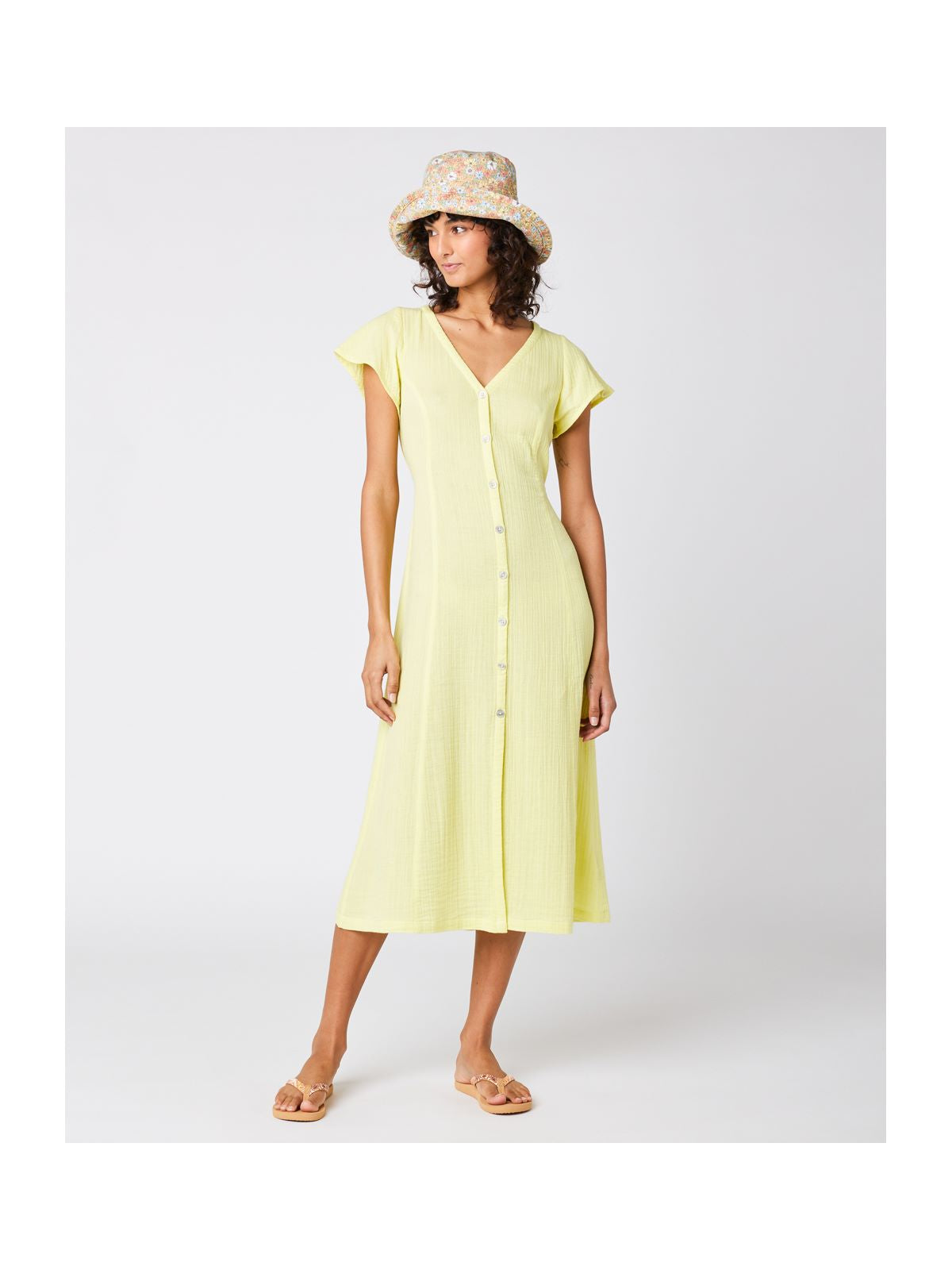 Sukienka RIP CURL Premium Surf Long Dress żółty - Adventure Sports