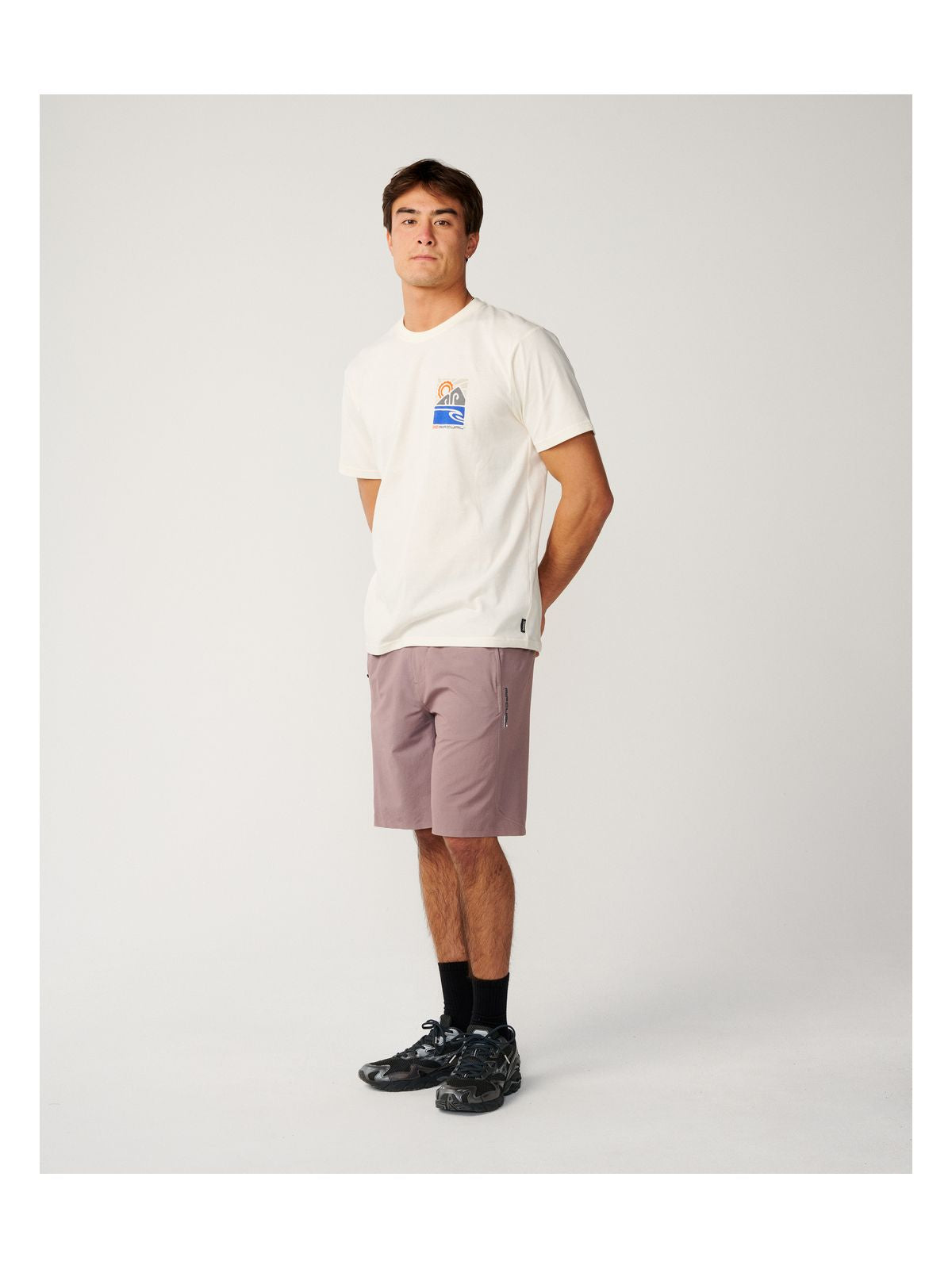Koszulka męska RIP CURL S-Series Vaporcool Totem Tee biała