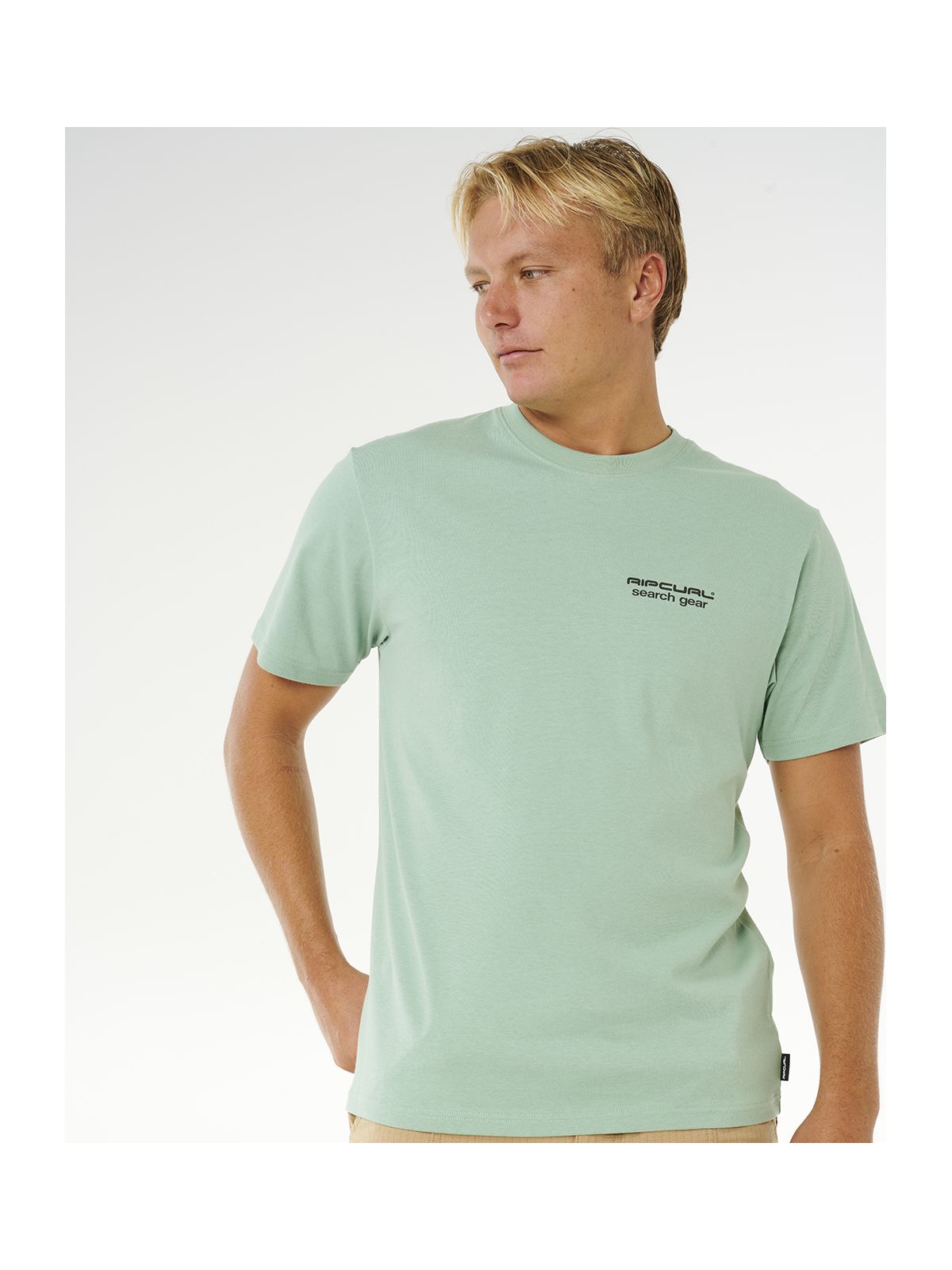 Koszulka męska RIP CURL Vaporcool Search Peak Tee zielona