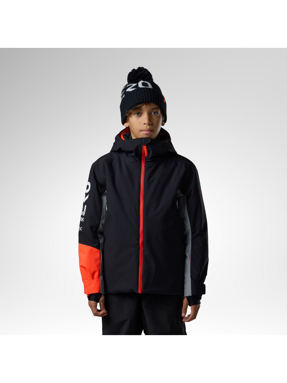 Kurtka narciarska juniorska ROSSIGNOL Jr Hero Insulated Ski Jacket czarna