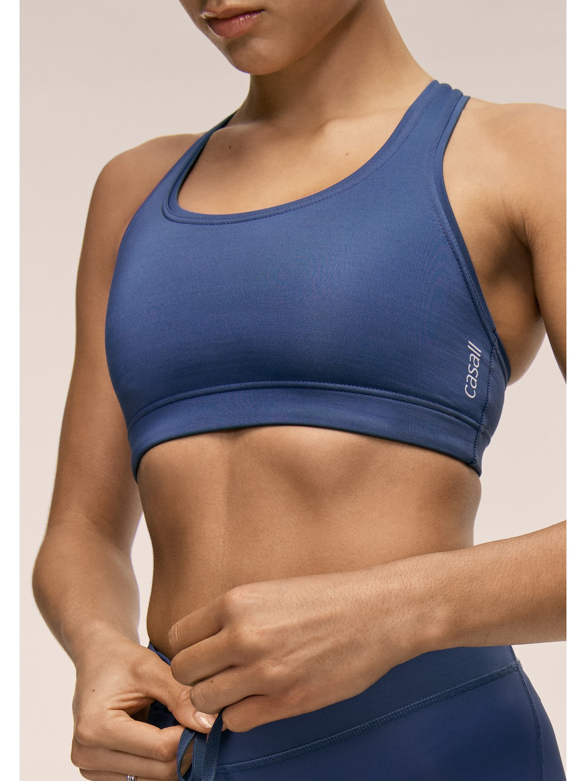 Stanik sportowy CASALL Iconic Sports Bra kolor granatowy