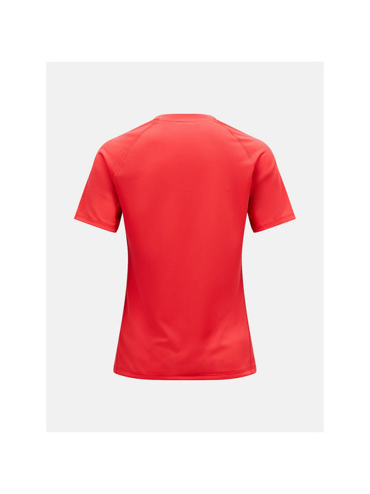 Koszulka PEAK PERFORMANCE Active Tee Women czerwony - Adventure Sports
