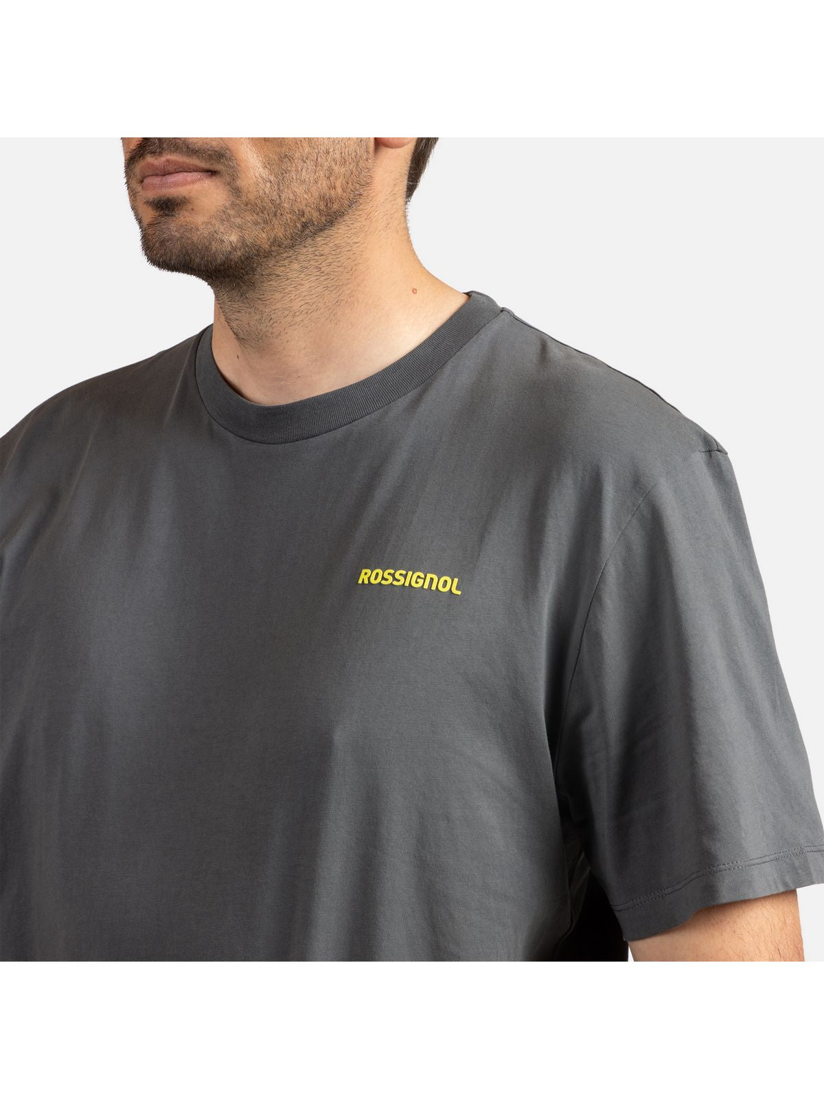 Koszulka męska ROSSIGNOL Presset Tee szary - Adventure Sports