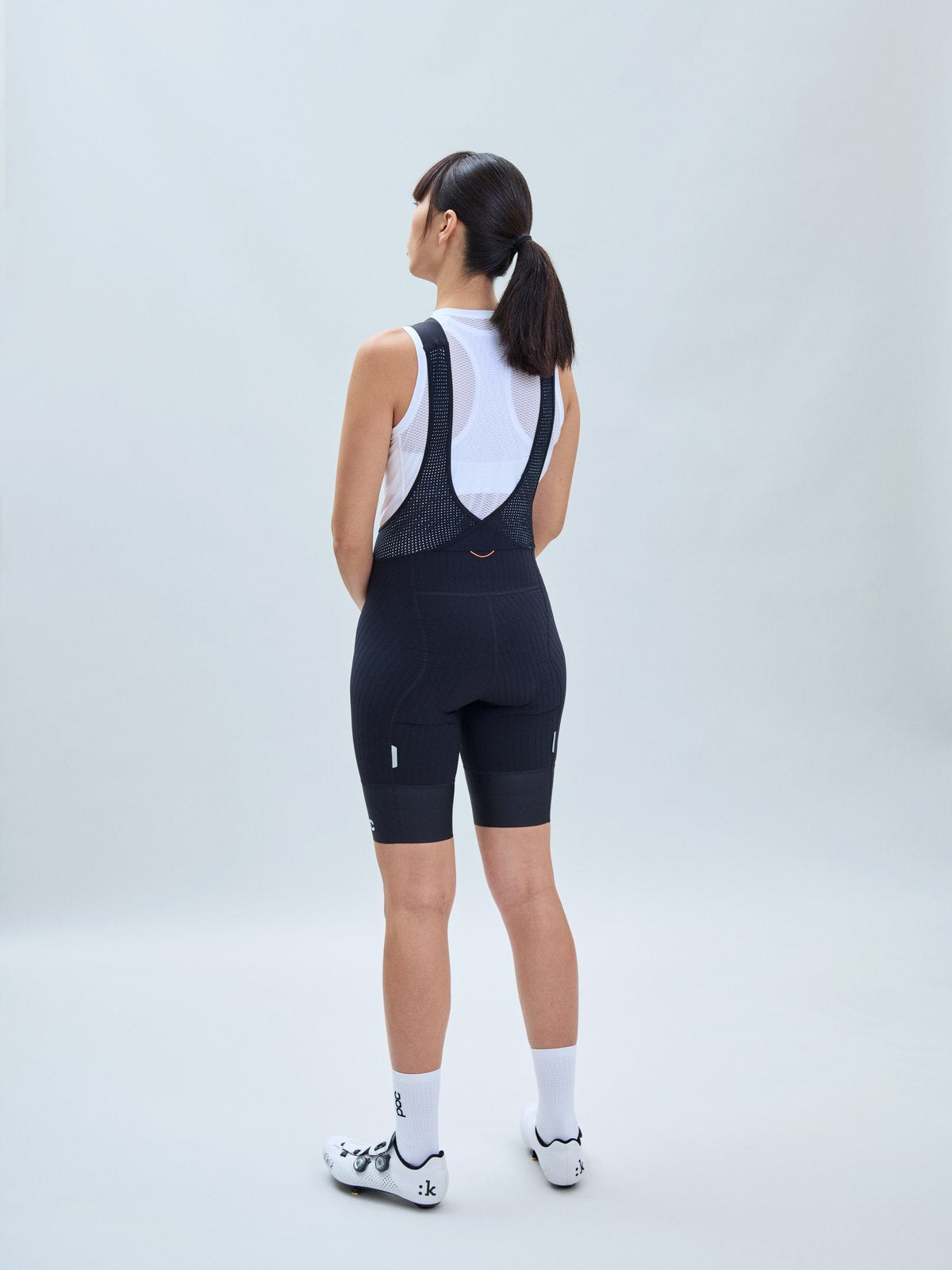 Spodenki rowerowe damskie POC W’s Raceday Bibshorts czarne - Adventure Sports