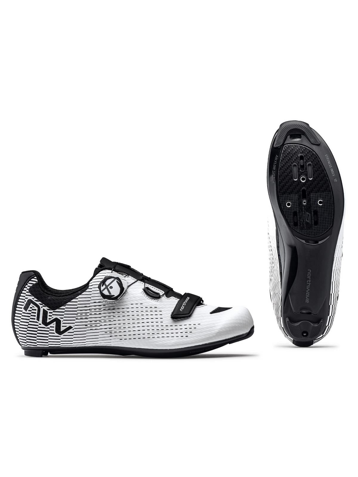 Buty rowerowe NORTHWAVE Storm Carbon 2 biały/czarny - Adventure Sports