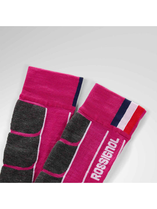 Skarpety damskie ROSSIGNOL W Intermediate Ski Socks różowe
