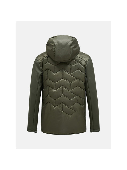 Kurtka PEAK PERFORMANCE Elevate Liner Hood Jacket Men zielony - Adventure Sports
