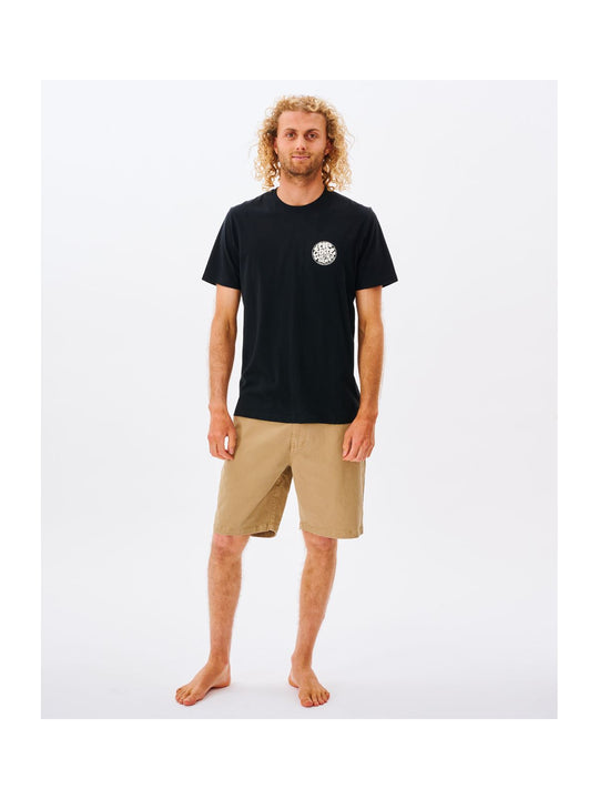 Koszulka RIP CURL Wetsuit Icon Tee czatny - Adventure Sports
