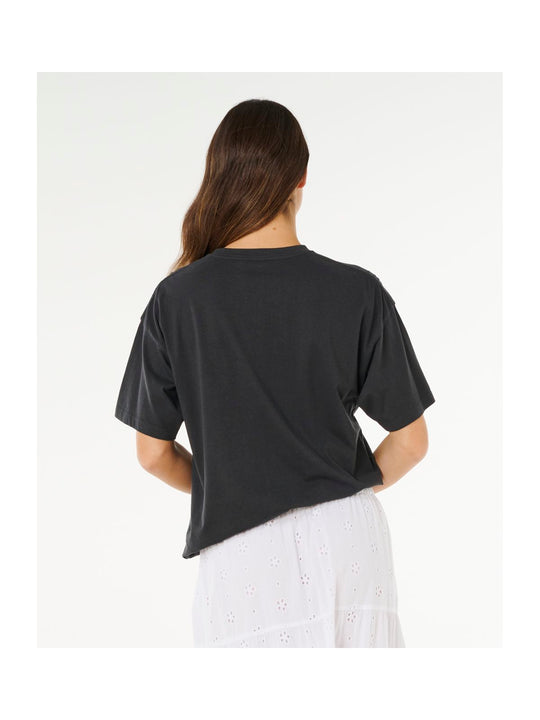 Koszulka damska RIP CURL Pacific Coast Heritage Tee czarna
