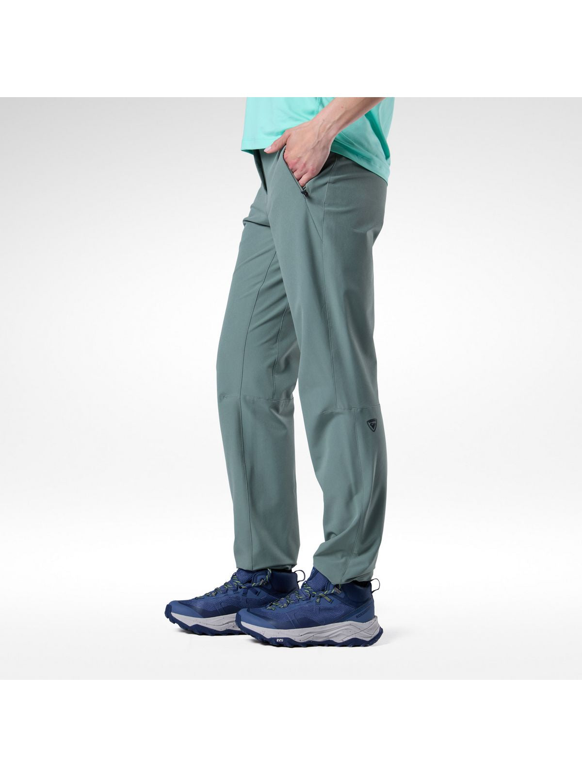 Spodnie damskie ROSSIGNOL W Tech Chino Pant zielone