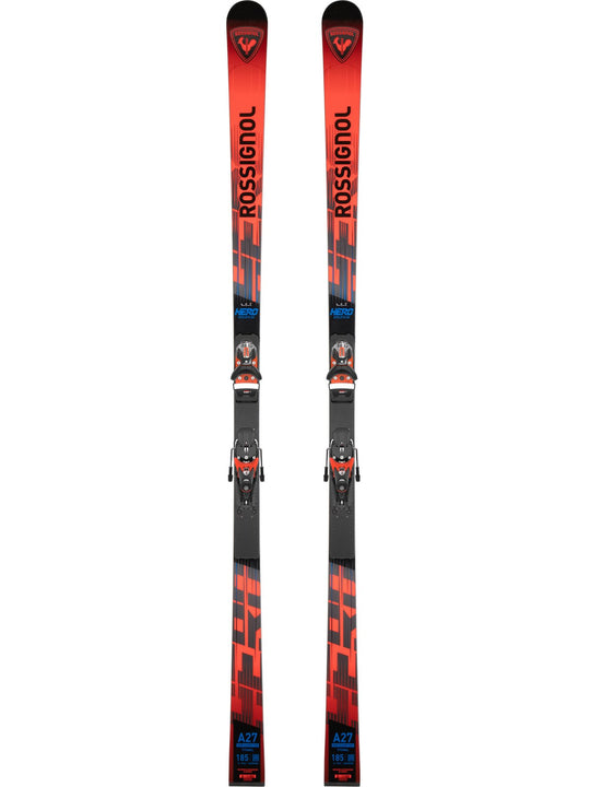 Narty ROSSIGNOL HERO Athlete GS 185 R22 + wiązania LOOK SPX12 Rockerace
