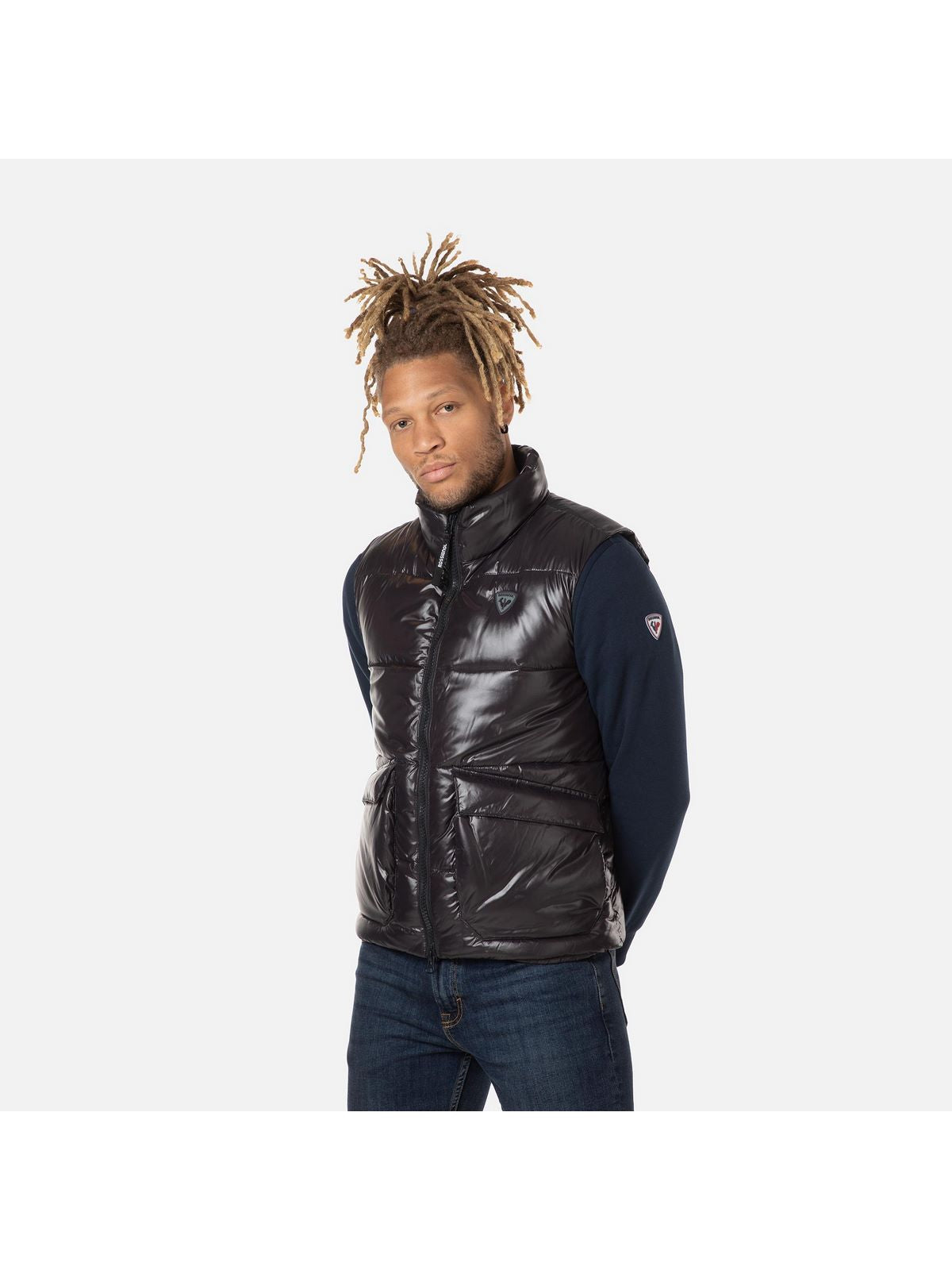 Kamizelka Rossignol Shiny Vest Jkt czarny - Adventure Sports