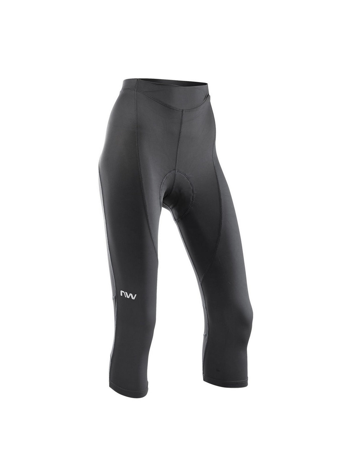 Spodenki rowerowe damskie NORTHWAVE Active Woman Knicker 3/4 czarny - Adventure Sports