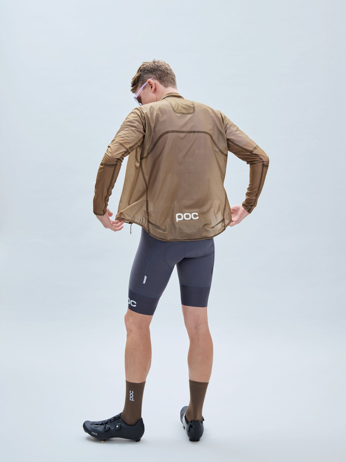 Kurtka rowerowa POC The Supreme Rain Jacket brązowy - Adventure Sports