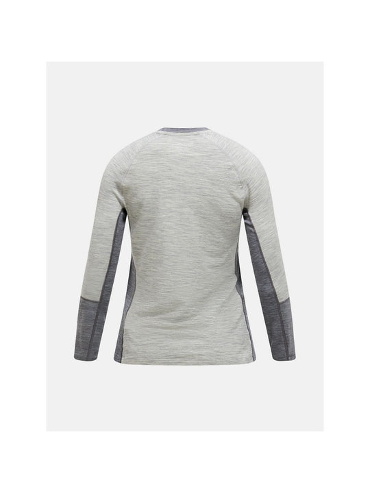 Koszulka Termiczna PEAK PERFORMANCE Magic Crew Wool-blend Baselayer Women szary
