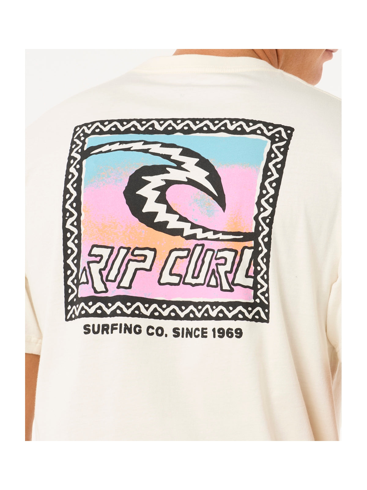 Koszulka męska RIP CURL Raw Energy Trad Tee biała