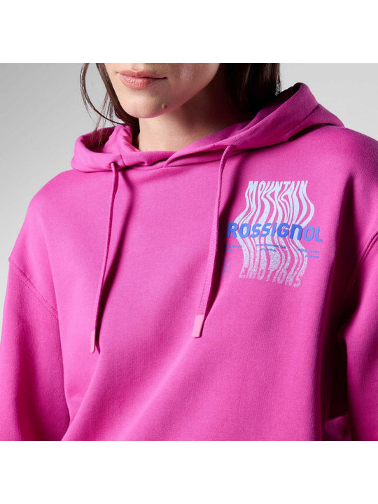 Bluza damska ROSSIGNOL W Waterfall H różowa
