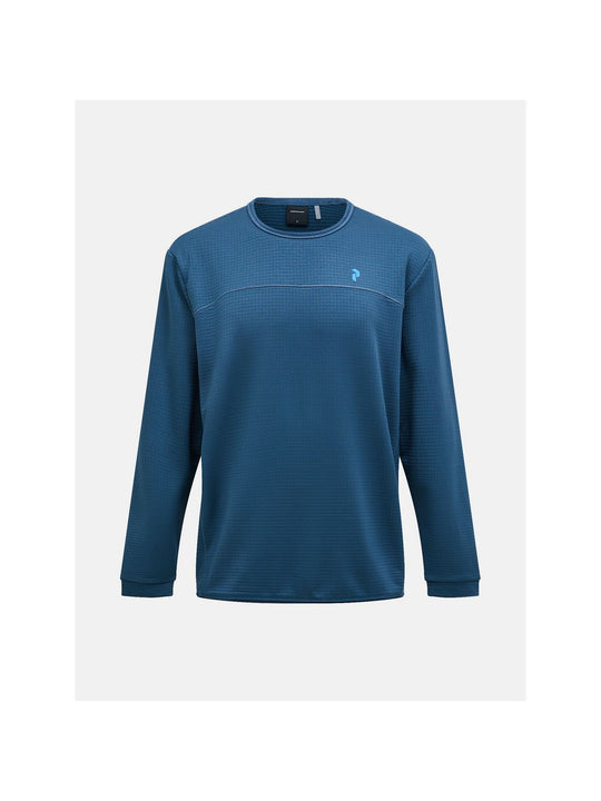 Bluza PEAK PERFORMANCE Trail Polartec Power Grid Crew Men niebieski

