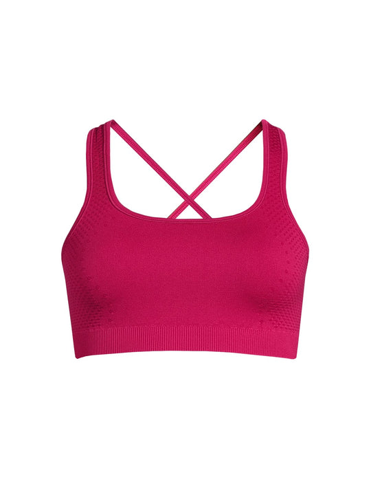 Top CASALL Scallop Seamless Bralette różowy - Adventure Sports
