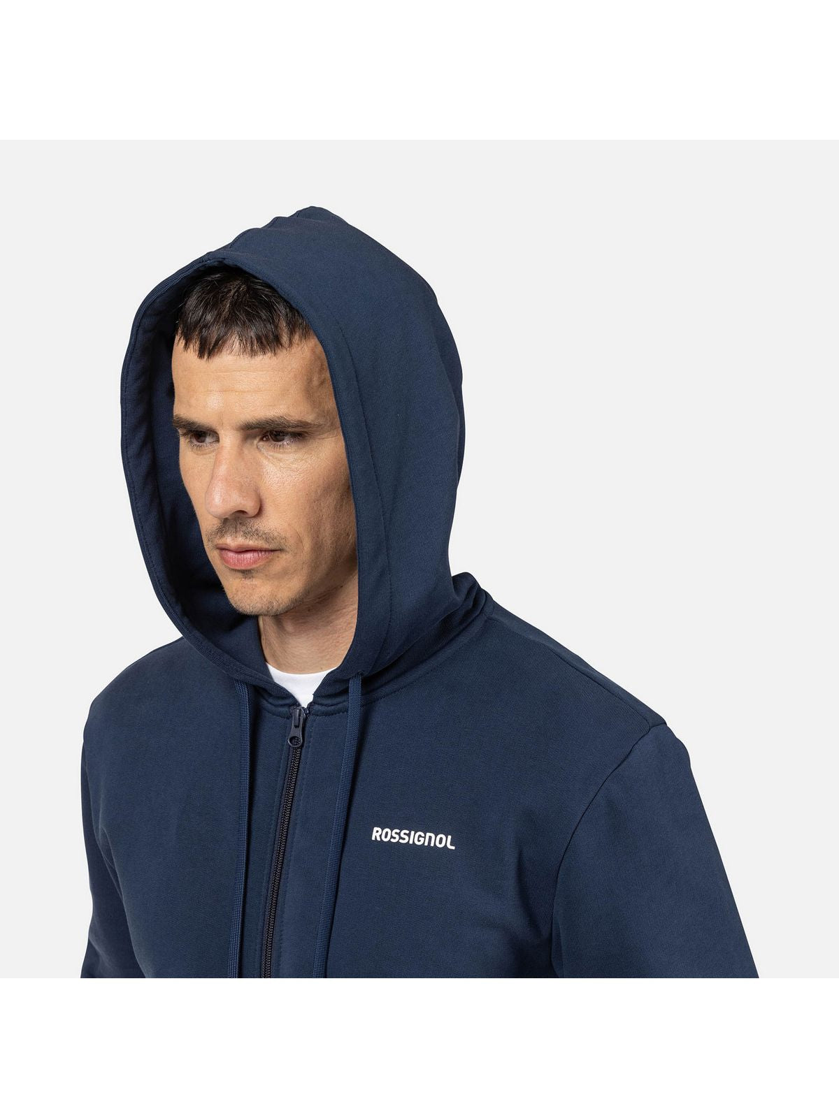 Bluza męska ROSSIGNOL PRESSET FZH SWEATSHIRT granatowa