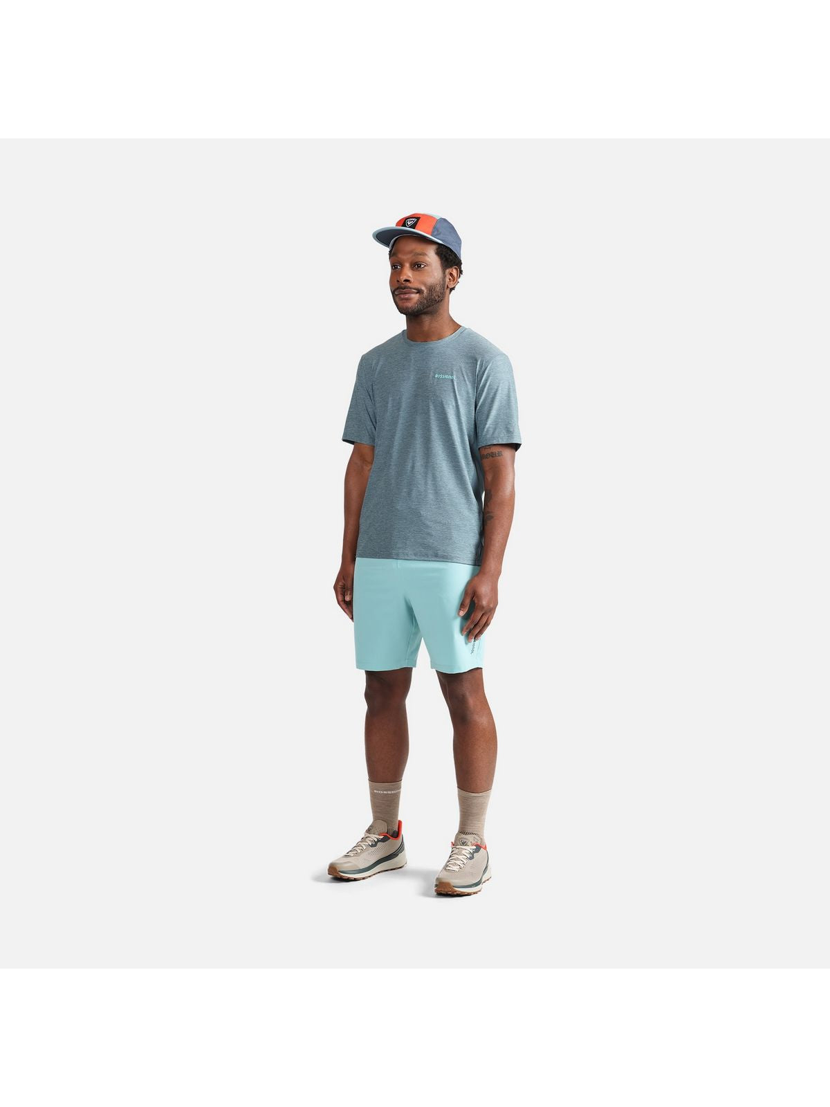 Koszulka treningowa męska ROSSIGNOL Westweg Tee niebieski - Adventure Sports