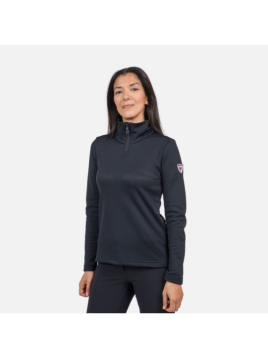 Koszulka Rossignol W Resort 1/2 Zip czarny - Adventure Sports
