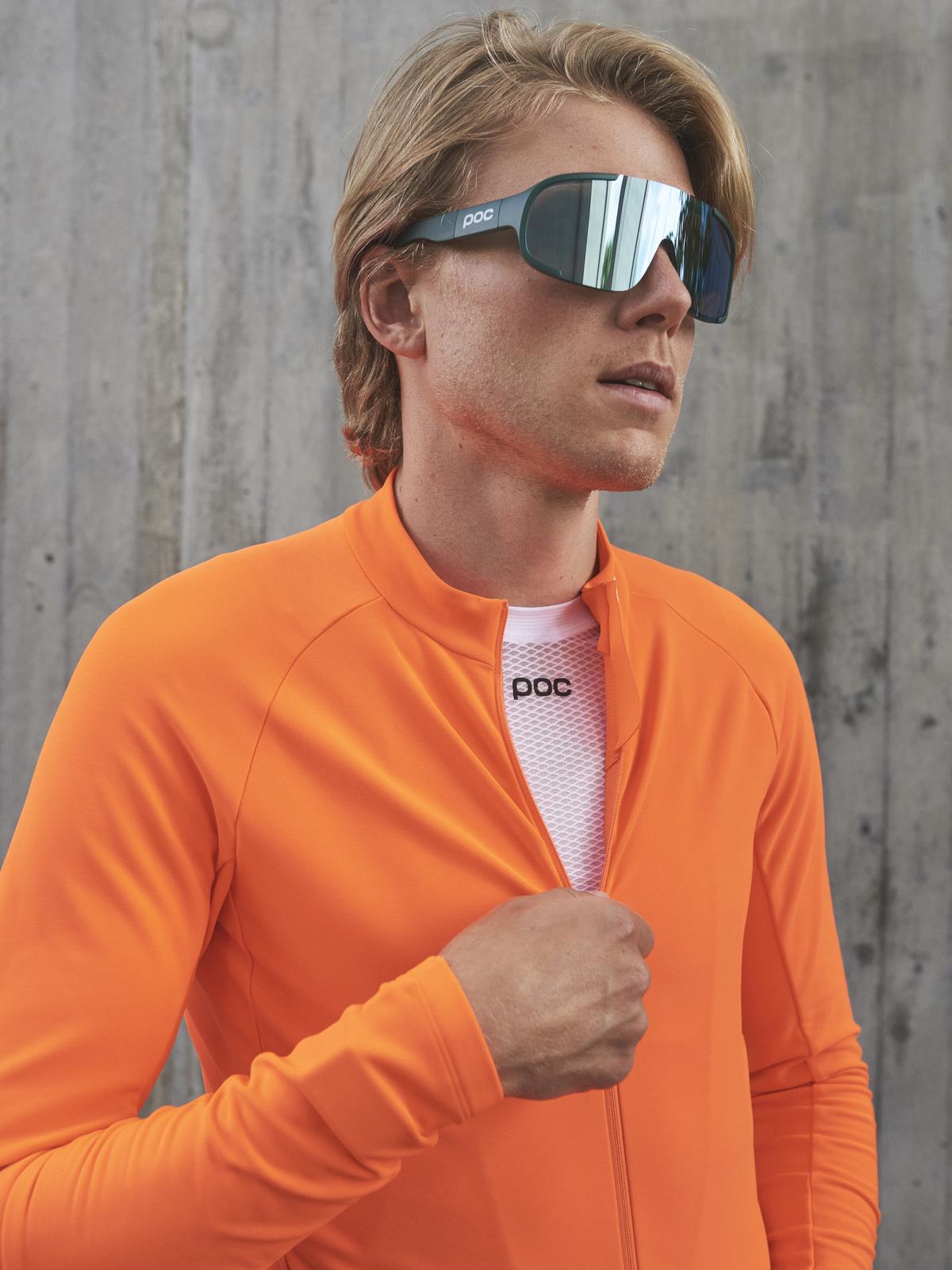 Koszulka POC Radiant Jersey pomarańczowy - Adventure Sports