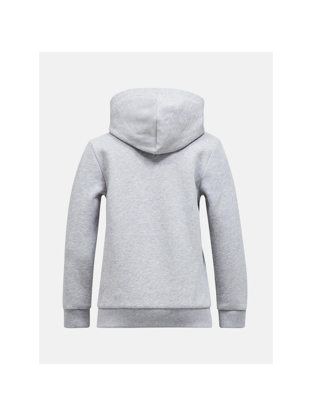Bluza Peak Performance Jr Original Hood Mel SZARY - Adventure Sports