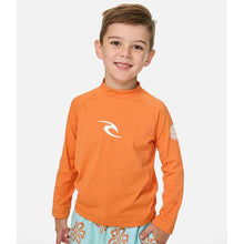Lycra chłopięca RIP CURL Waves Upf L/S-Boy pomarańczowa
