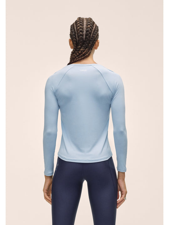 Koszulka treningowa damska CASALL Essential Long Sleeve kolor niebieski
