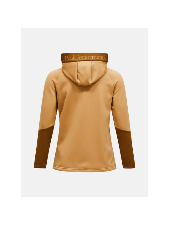Bluza PEAK PERFORMANCE W Rider Essentials Zip Hood brązowy
