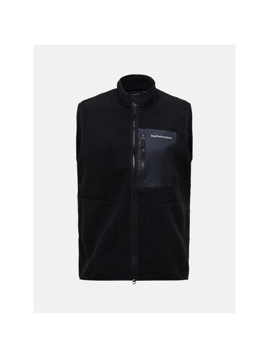 Kamizelka męska PEAK PERFORMANCE NatureRush Pile Vest czarna
