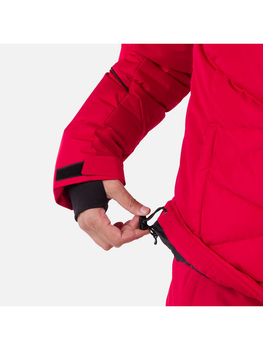 Kurtka na narty damska Rossignol W Staci Pearly Jkt czerwony - narciarska - Adventure Sports
