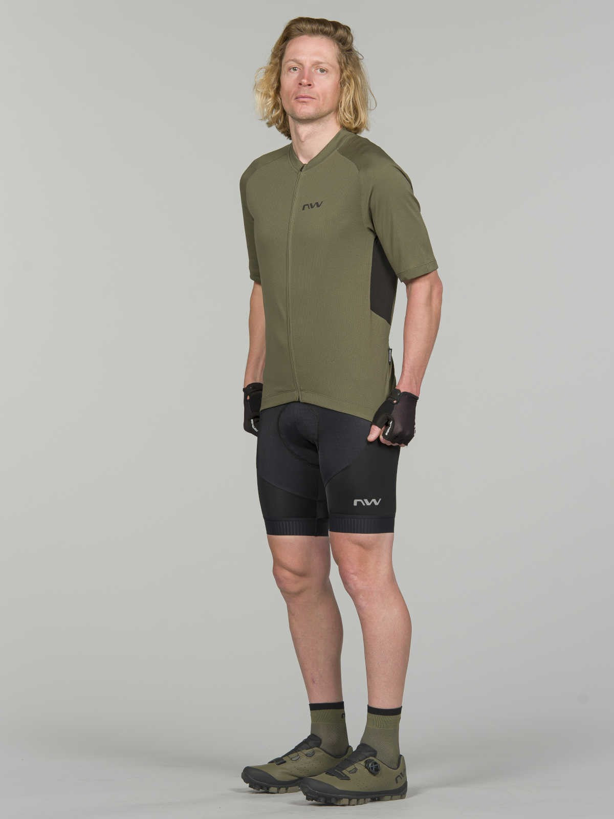 Koszulka rowerowa NORTHWAVE Force 2 Jersey zielony - Adventure Sports