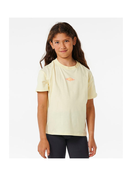 Koszulka RIP CURL Tropic Search Tee Girl żółty - Adventure Sports
