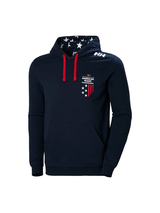 Bluza HELLY HANSEN Am Cotton Hoodie granatowy - Adventure Sports
