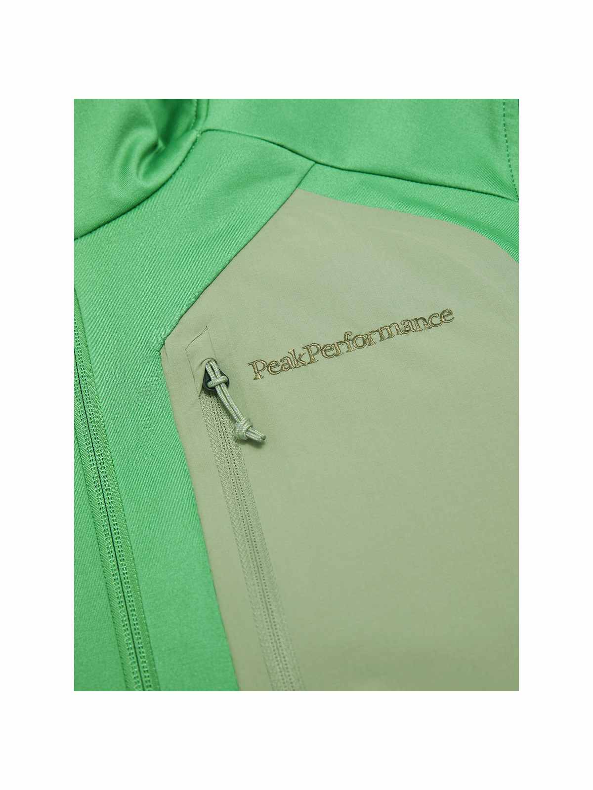 Bluza PEAK PERFORMANCE M Utility Light Zip Hood zielony - Adventure Sports