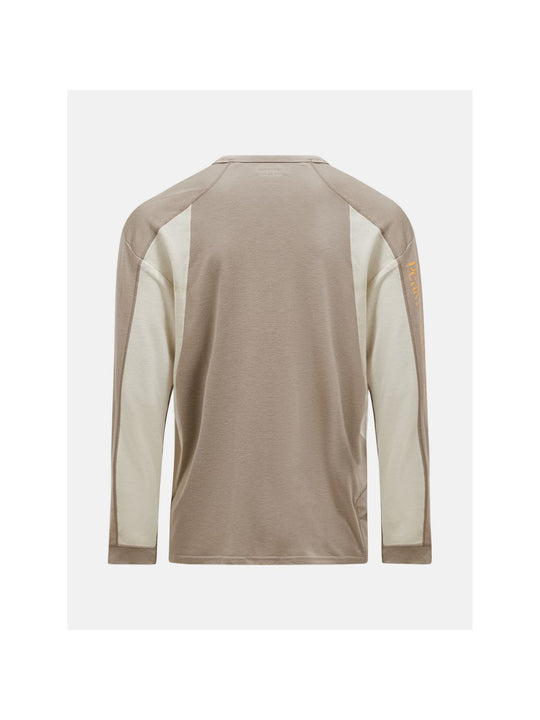 Koszulka PEAK PERFORMANCE M Trail Wool Blend LS beżowy - Adventure Sports
